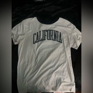 White Hollister tee